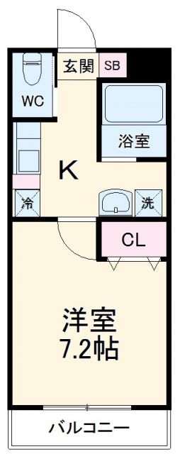 【名古屋市港区野跡のマンションの間取り】