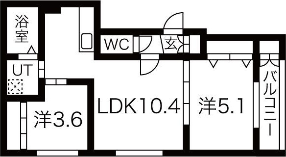 仮)GA-N27E13 APの間取り