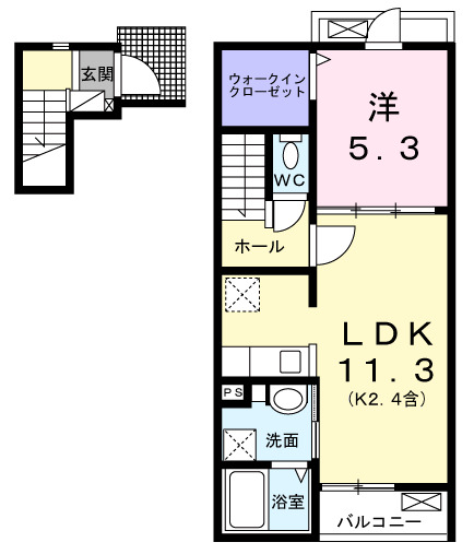 オリーブの間取り