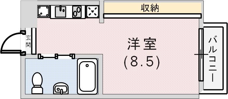 クレセンティア神戸・北野の間取り