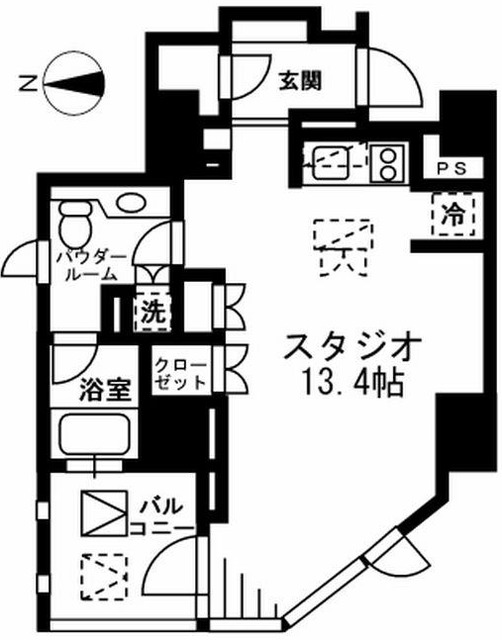 プライムアーバン四谷外苑東の間取り