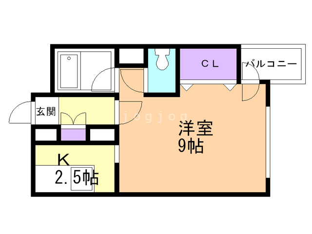 ノール琴似の間取り