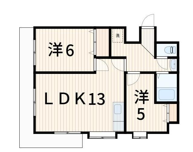 ハイツ　リバーソンの間取り