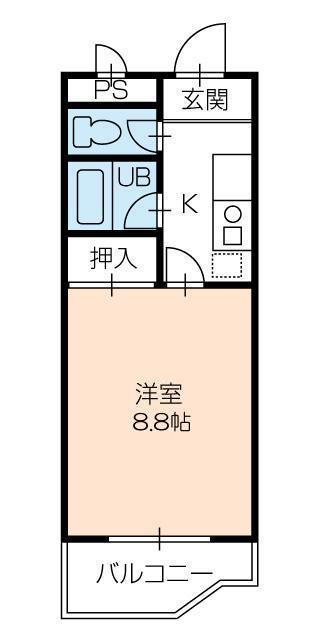 フィオーレ８８の間取り