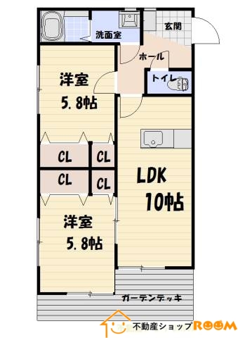 Satis瀬高の間取り