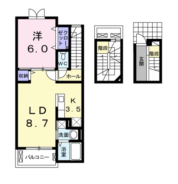 プラザ九源IIの間取り