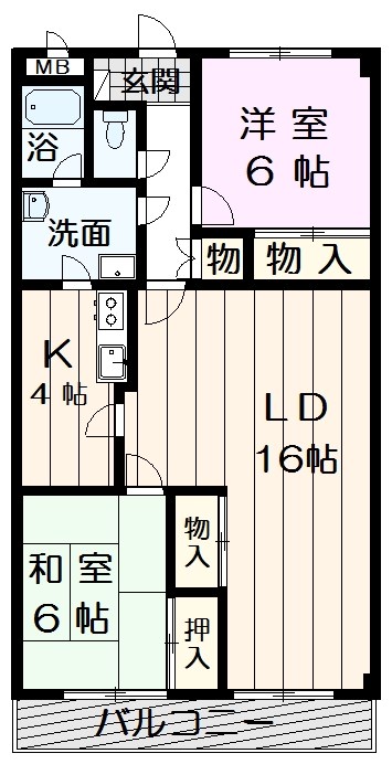 ルミエールフカキの間取り