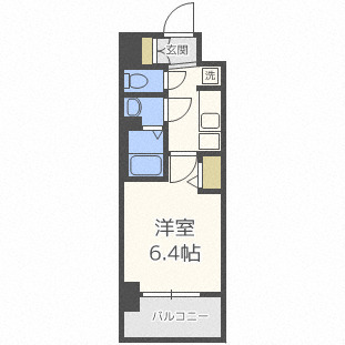 ララプレイス天王寺ルフレの間取り