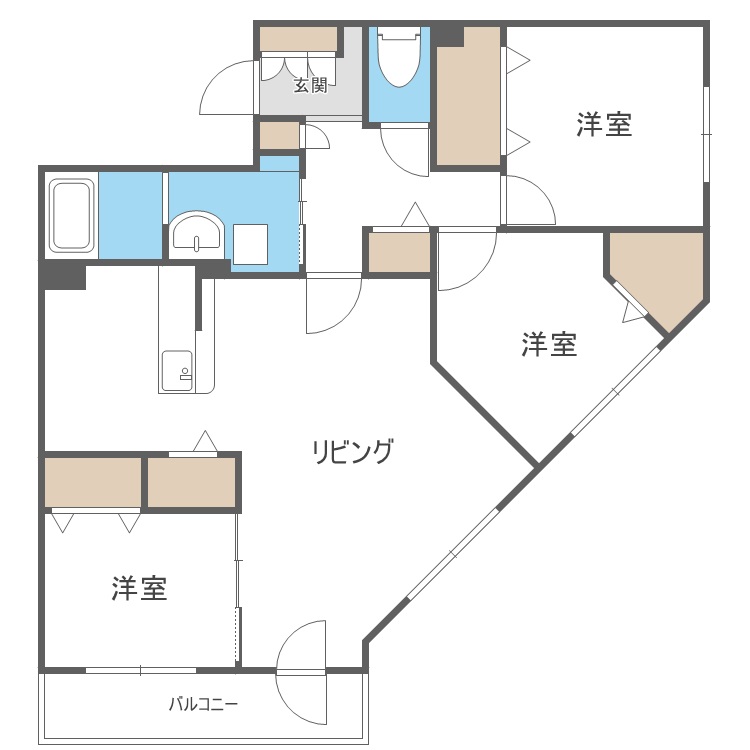 リーフウィングの間取り