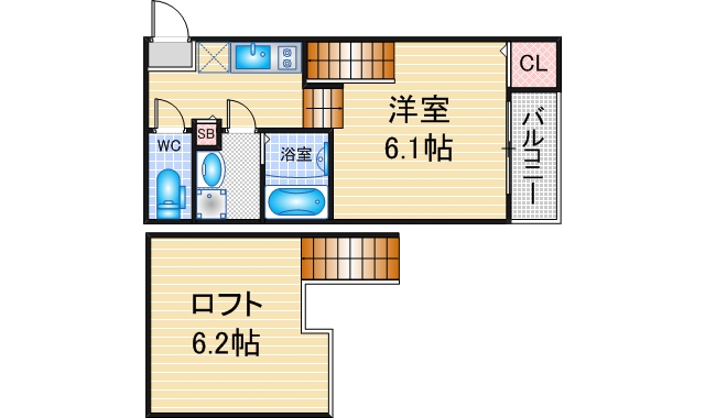 プランドール長栄の間取り