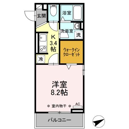 モンレーヴ住吉の間取り