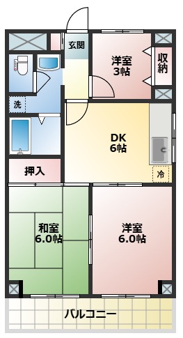 グレースハイツの間取り