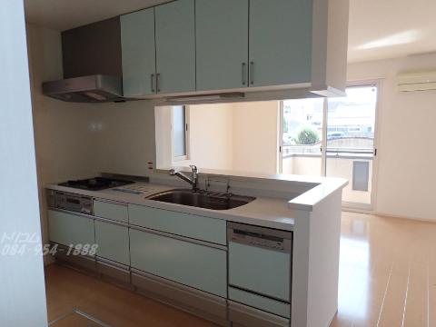 キッチン　IH＆グリル付システムキッチン（イメージ）