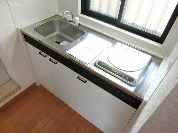 キッチン　１口ＩＨクッキングヒーター付き！