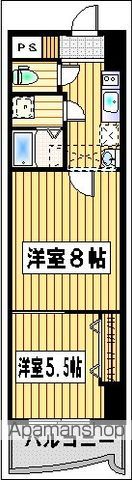 ロイヤル渡辺通の間取り写真