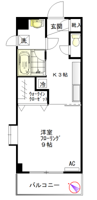 M2マンションの間取り写真