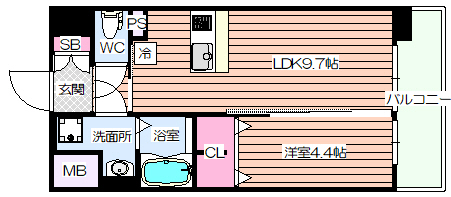 第23関根マンションの間取り写真