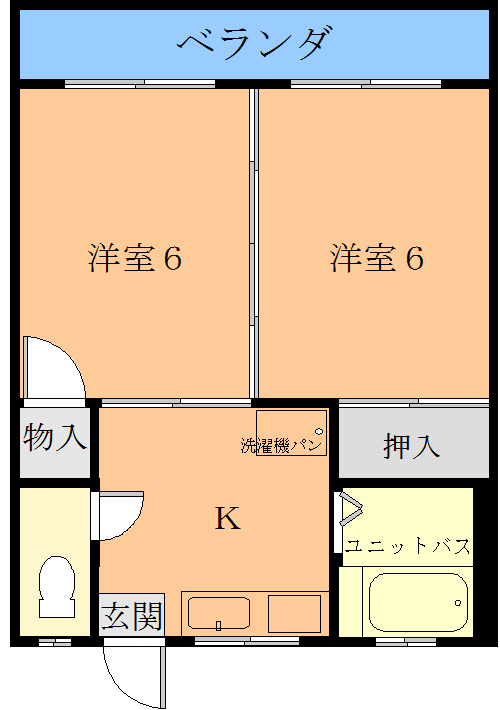 ヤママス大和荘の間取り