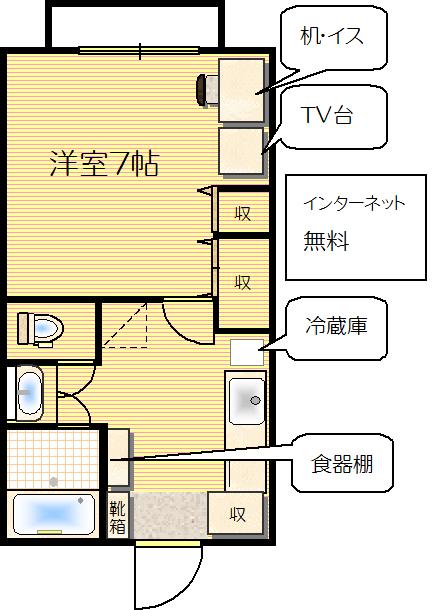 コーポブランチの間取り