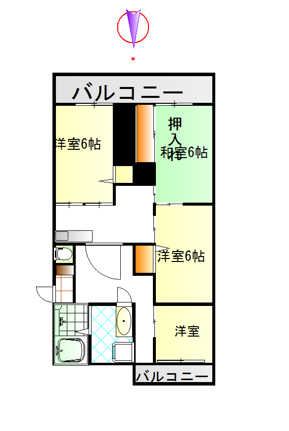 エスポワールの間取り