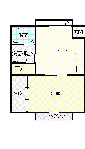 サンホーム内山C棟の間取り