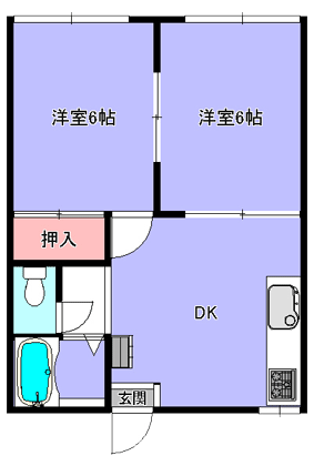 ライトコア貝塚の間取り