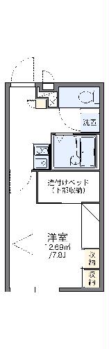 レオパレス月花園の間取り