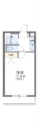 レオパレステルージュの間取り