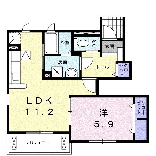 サニーメゾンＫIIの間取り