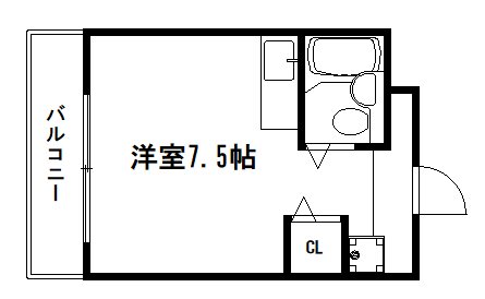 京都市上京区上立売町のマンションの間取り