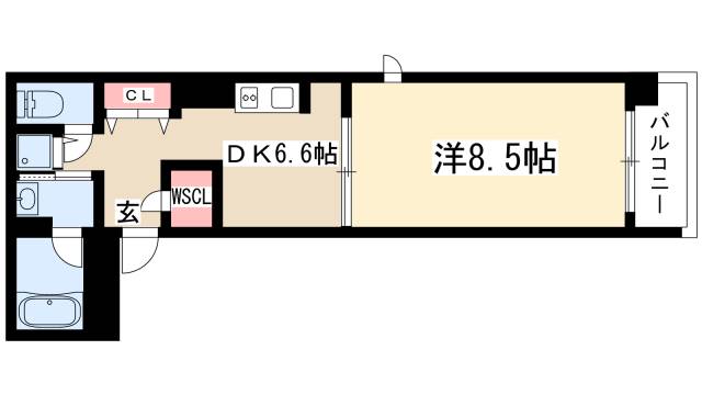 プライムアーバン泉の間取り