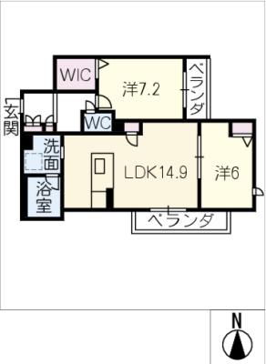 セカンドクロスの間取り