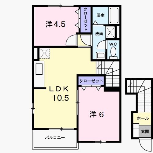 ブライトプレーヌ遠賀の間取り