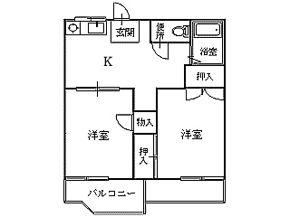 グレース青葉の間取り