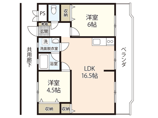 ＳＹコートマンションの間取り