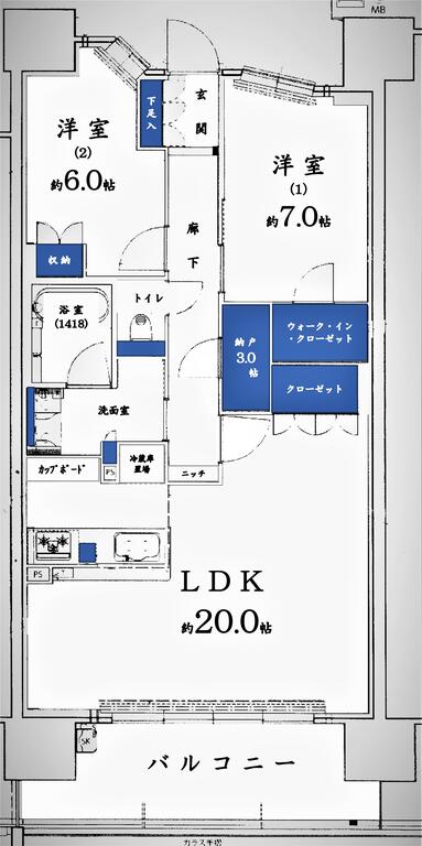 シエリア本郷駅前の間取り