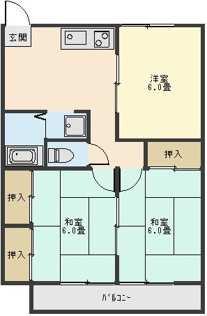 エクセレントＭＯＲＩIIの間取り