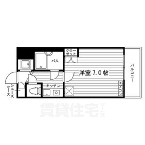 宇治市広野町のマンションの間取り