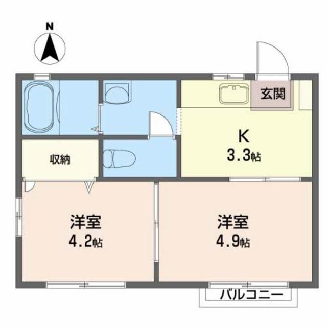 ピノ石川の間取り