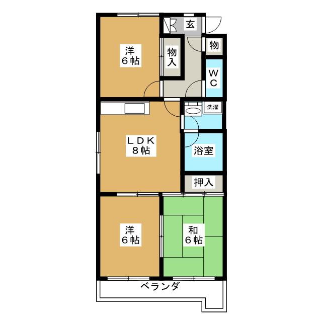 エスパース２１の間取り