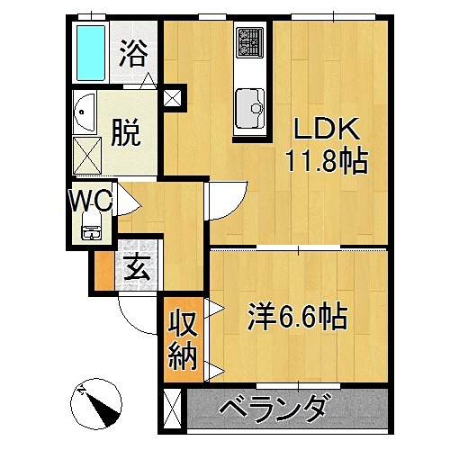 建山ビルの間取り