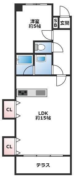 津田沼フラワーホームの間取り