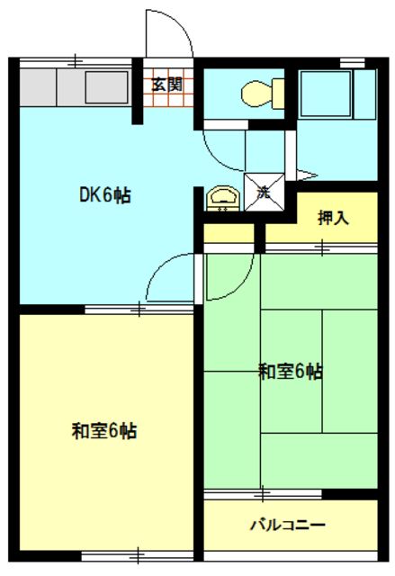 マリンコーポ鎌倉Ｂの間取り