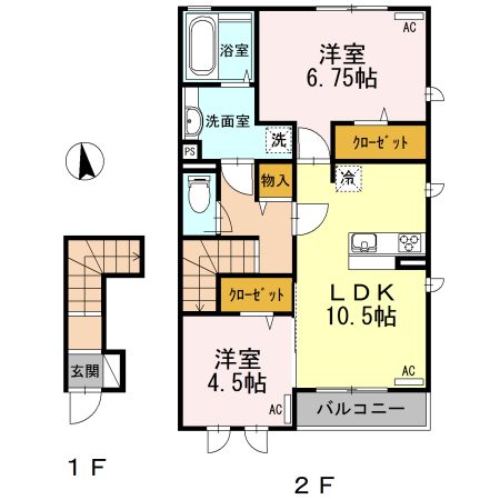 フェリシテ　Iの間取り