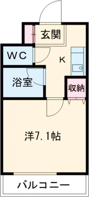 宇都宮市大寛のマンションの間取り