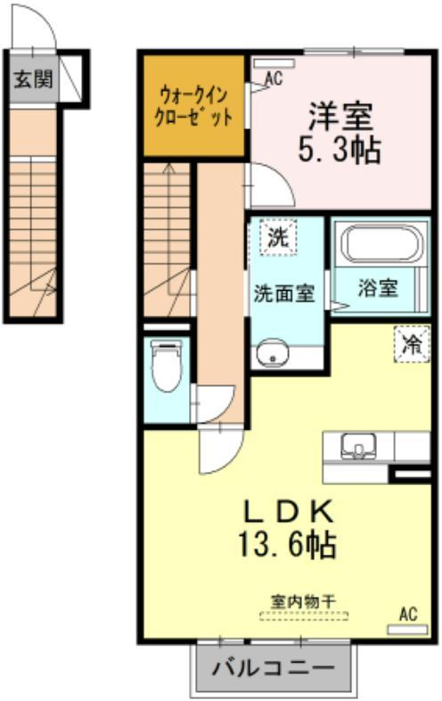 セジュールＹＭＲ　Ｂ棟の間取り