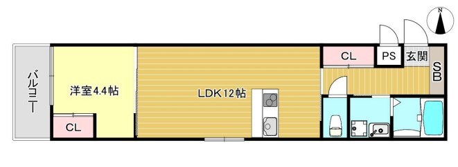 (仮称)紫竹上緑町マンションの間取り