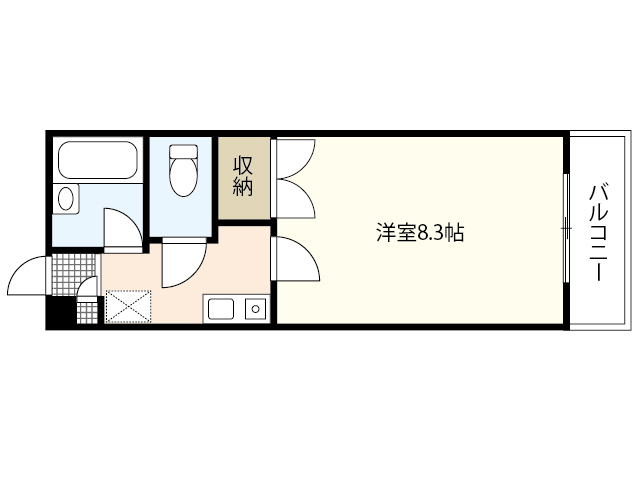 【第２中福ビルの間取り】