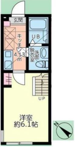 座間市相模が丘のアパートの間取り