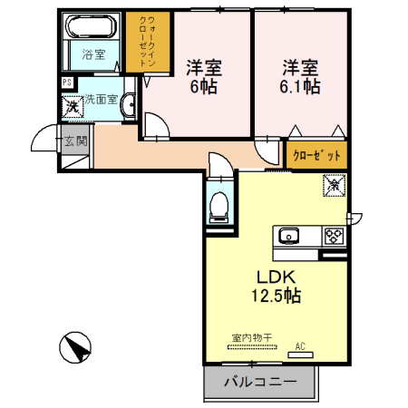 LUCE比叡の間取り